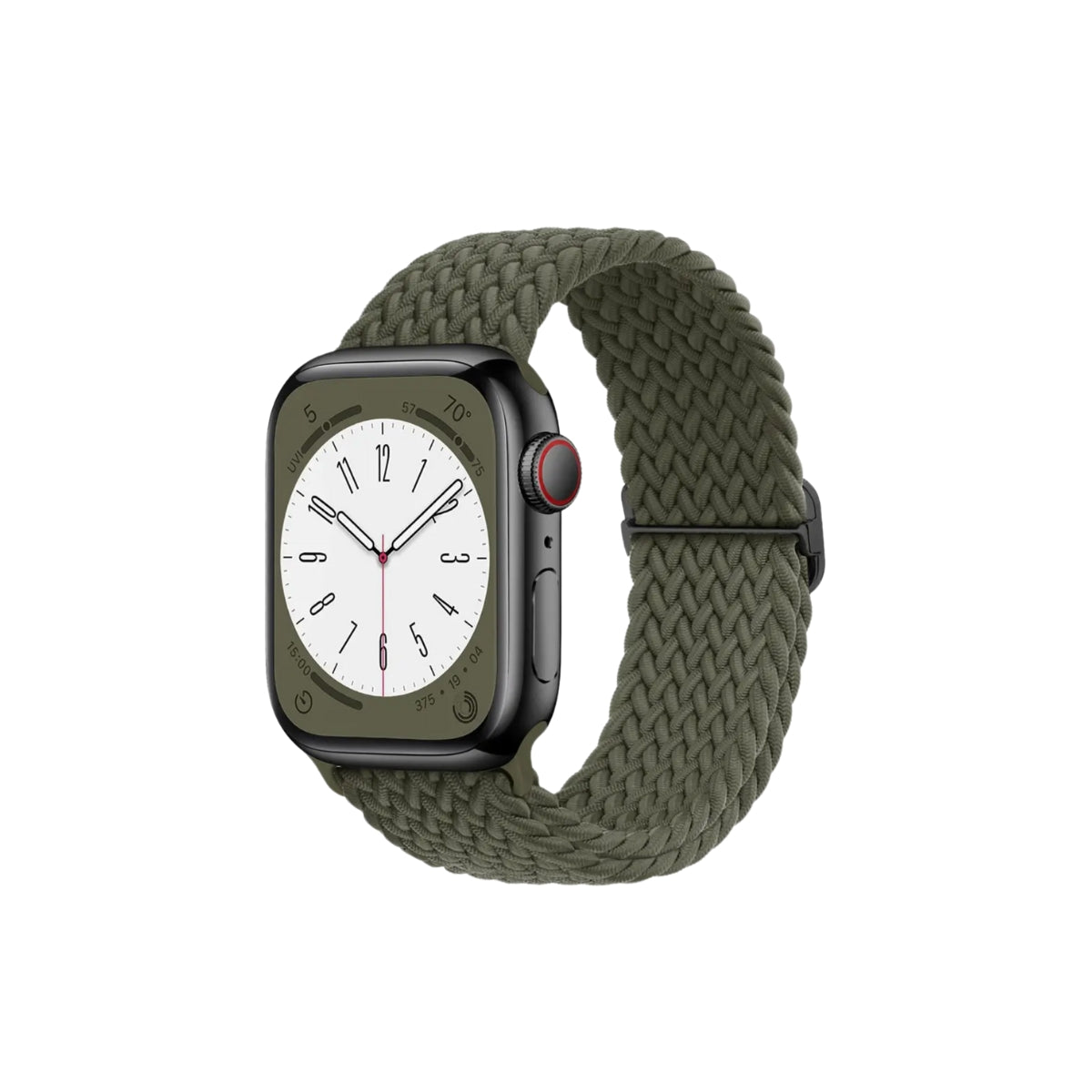 Correa Apple Watch trenzada verde