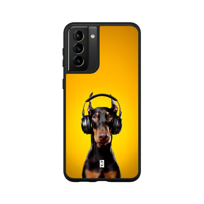 Funda Samsung Galaxy S21 Doberman