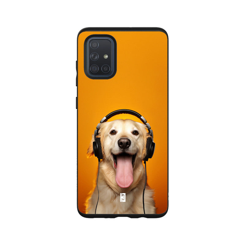 Funda Samsung Galaxy A71 4G Golden Retriever