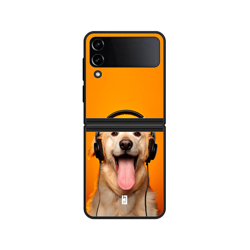 Funda Samsung Galaxy Z Flip4 Golden Retriever