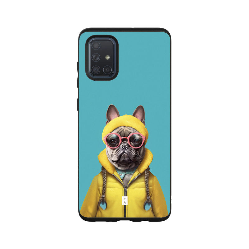 Funda Samsung Galaxy A71 4G Bulldog Francés