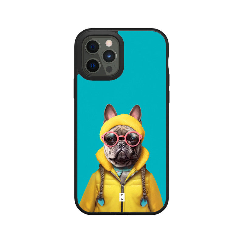 Funda iPhone 12 Pro Bulldog Francés