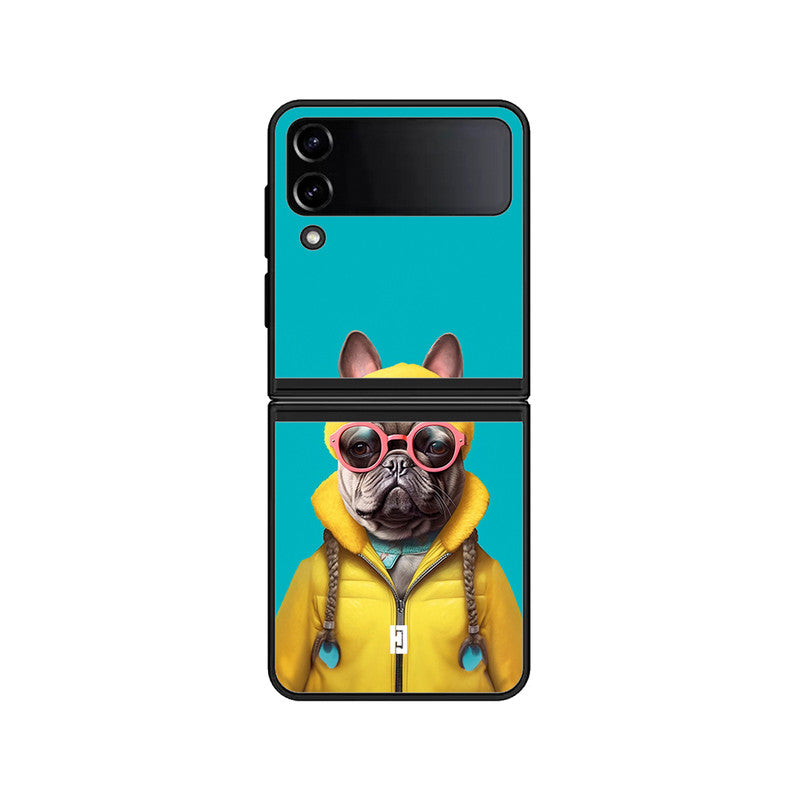 Funda Samsung Galaxy Z Flip4 Bulldog Francés