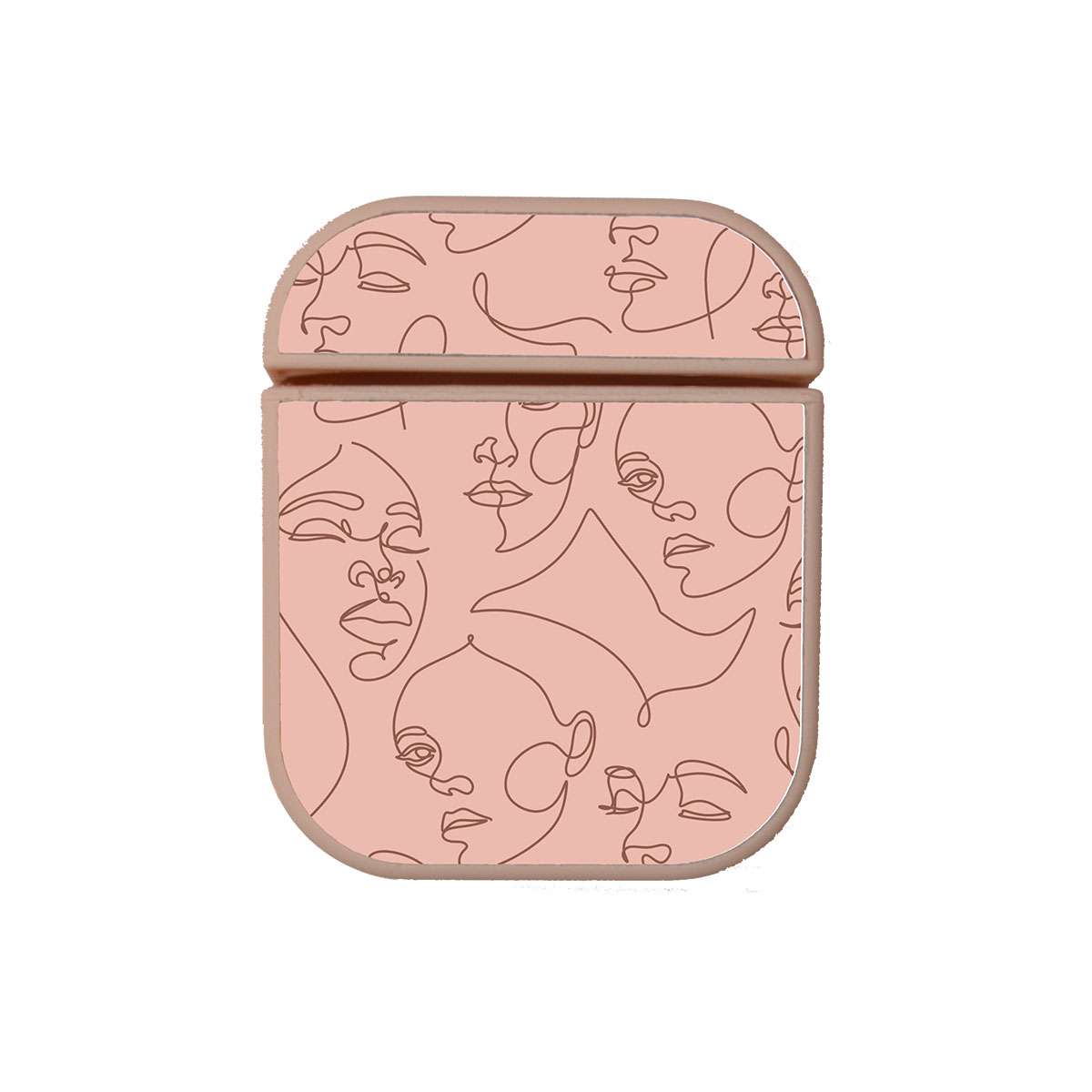 Funda Rosa AirPods (1ª/2ª Gen) Rostros