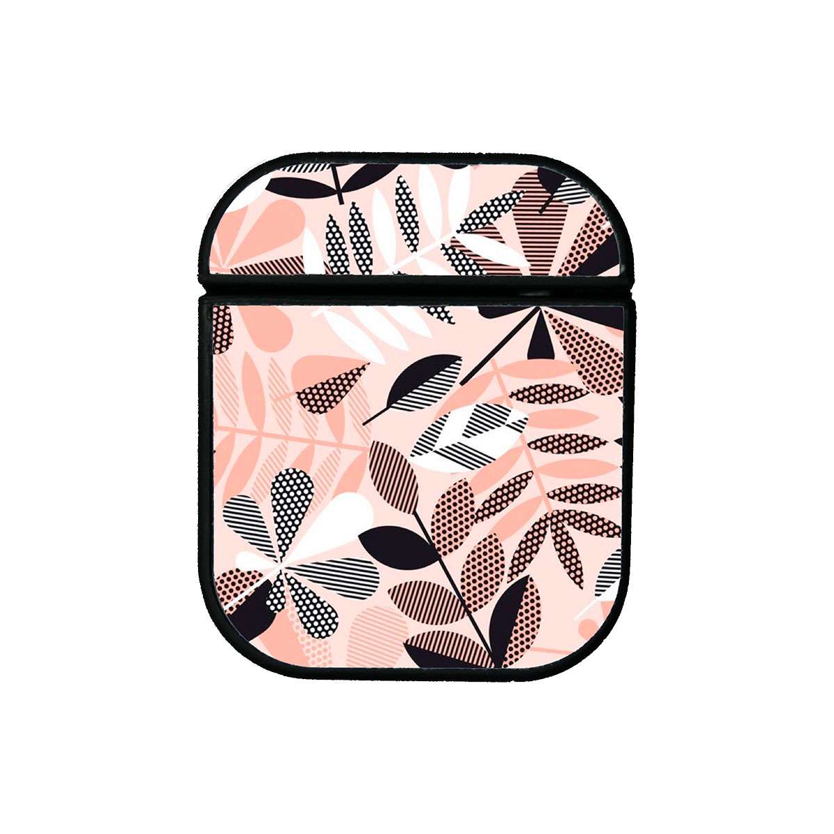 Funda Negra AirPods (1ª/2ª Gen) Floral