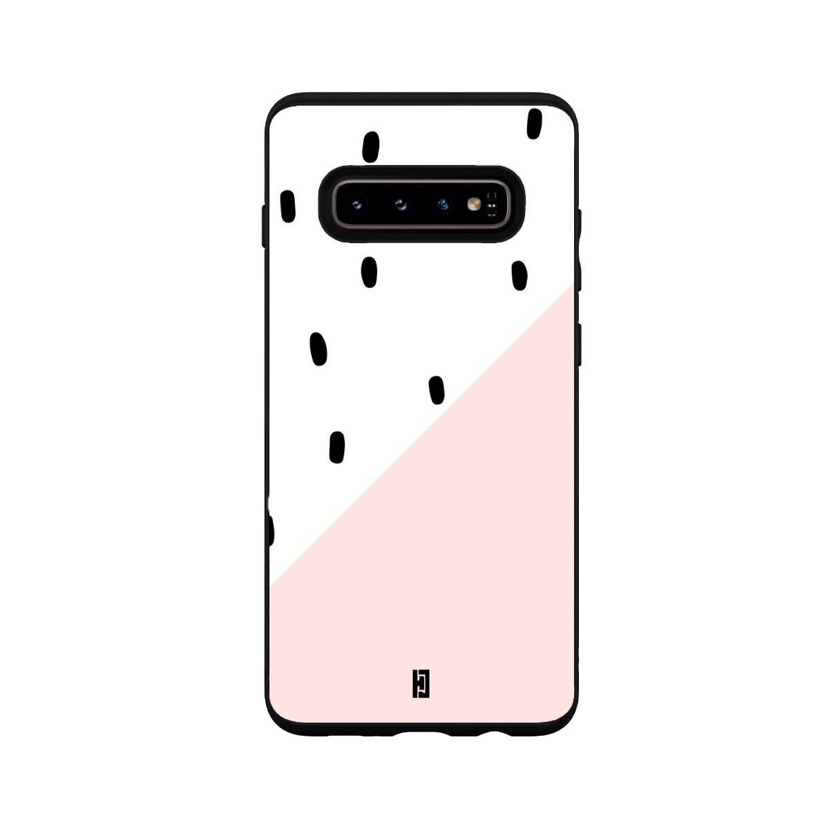 Funda Samsung Galaxy S10 Puntos Rosas